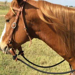 Martin Saddlery 1/2" Braided Reins + Slobber Straps