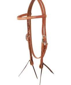 Martin Saddlery Rawhide Lace Browband Headstall