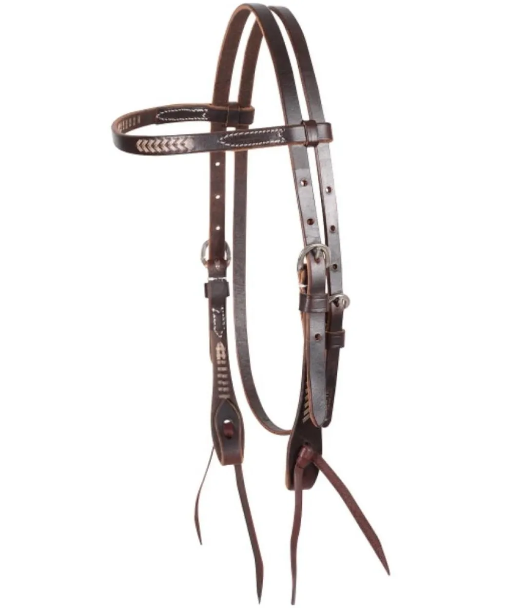 Martin Saddlery Rawhide Laced Brow Headstall