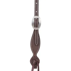 Martin Saddlery Roughout Rosette One Ear Headstall
