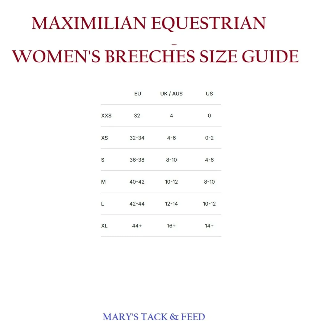 Maximilian Vision Full Seat Breeches