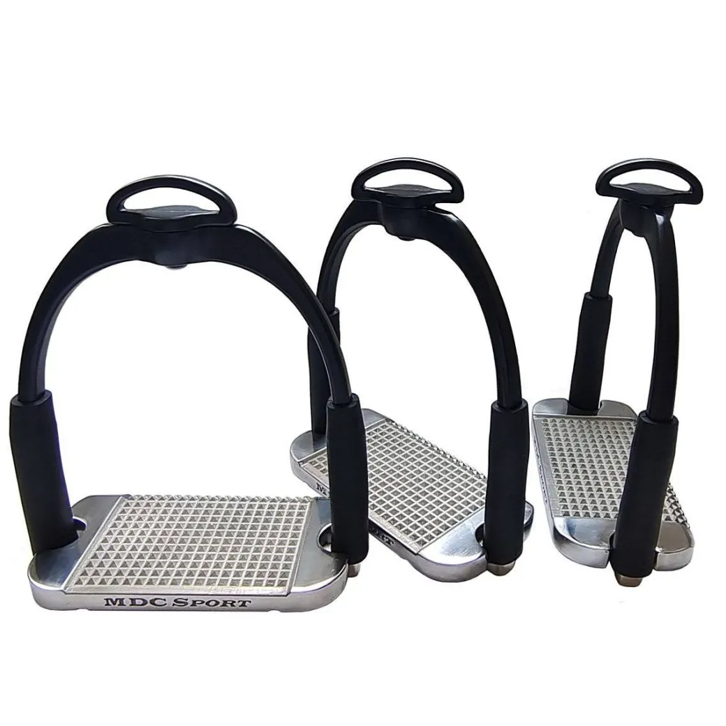 MDC Black Super Sport Stirrups