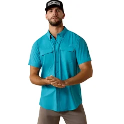 Men's Ariat VentTEK Outbound Fitted SS Shirt