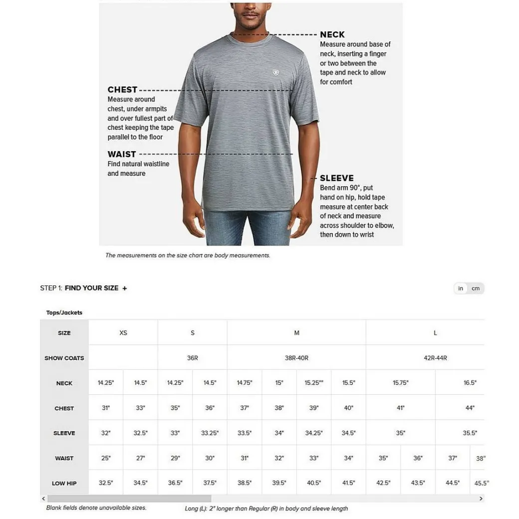Men's Ariat VentTEK SS Stretch Shirt
