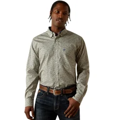 Men's Ariat WF Cade Fitted LS Shirt