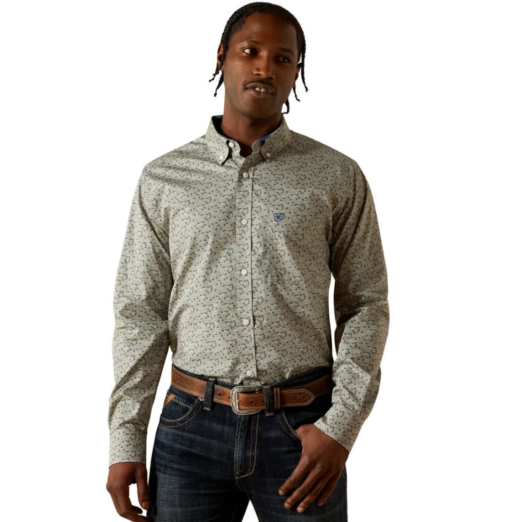 Men's Ariat WF Cade Fitted LS Shirt