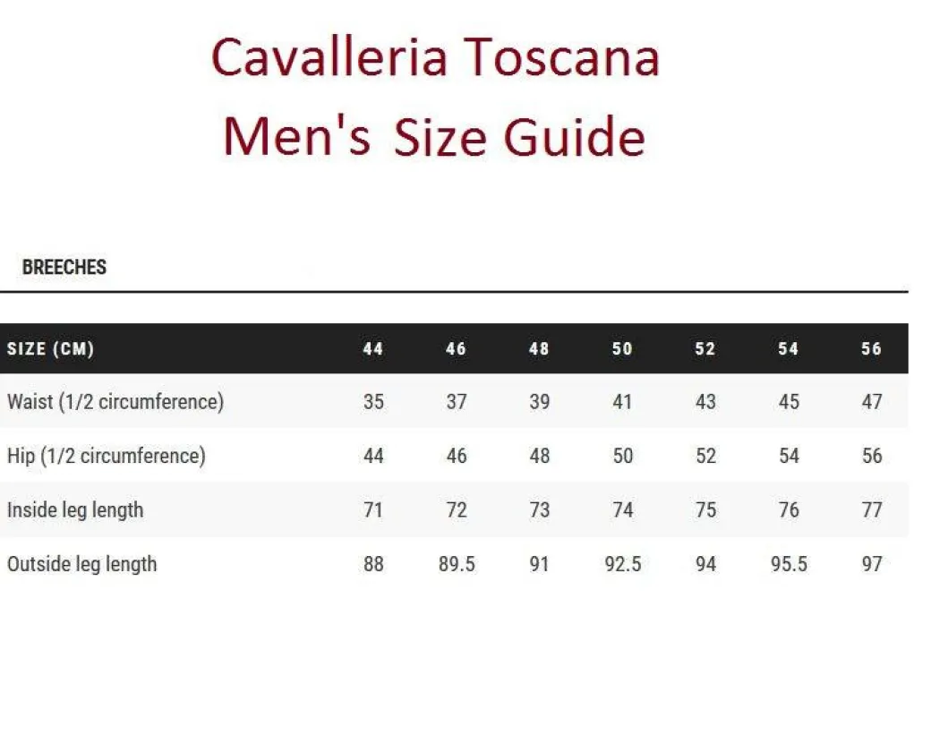 Men's Cavalleria Toscana Dressage Breeches Full Grip