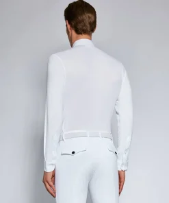 Men's Cavalleria Toscana Piqué Zip LS Polo