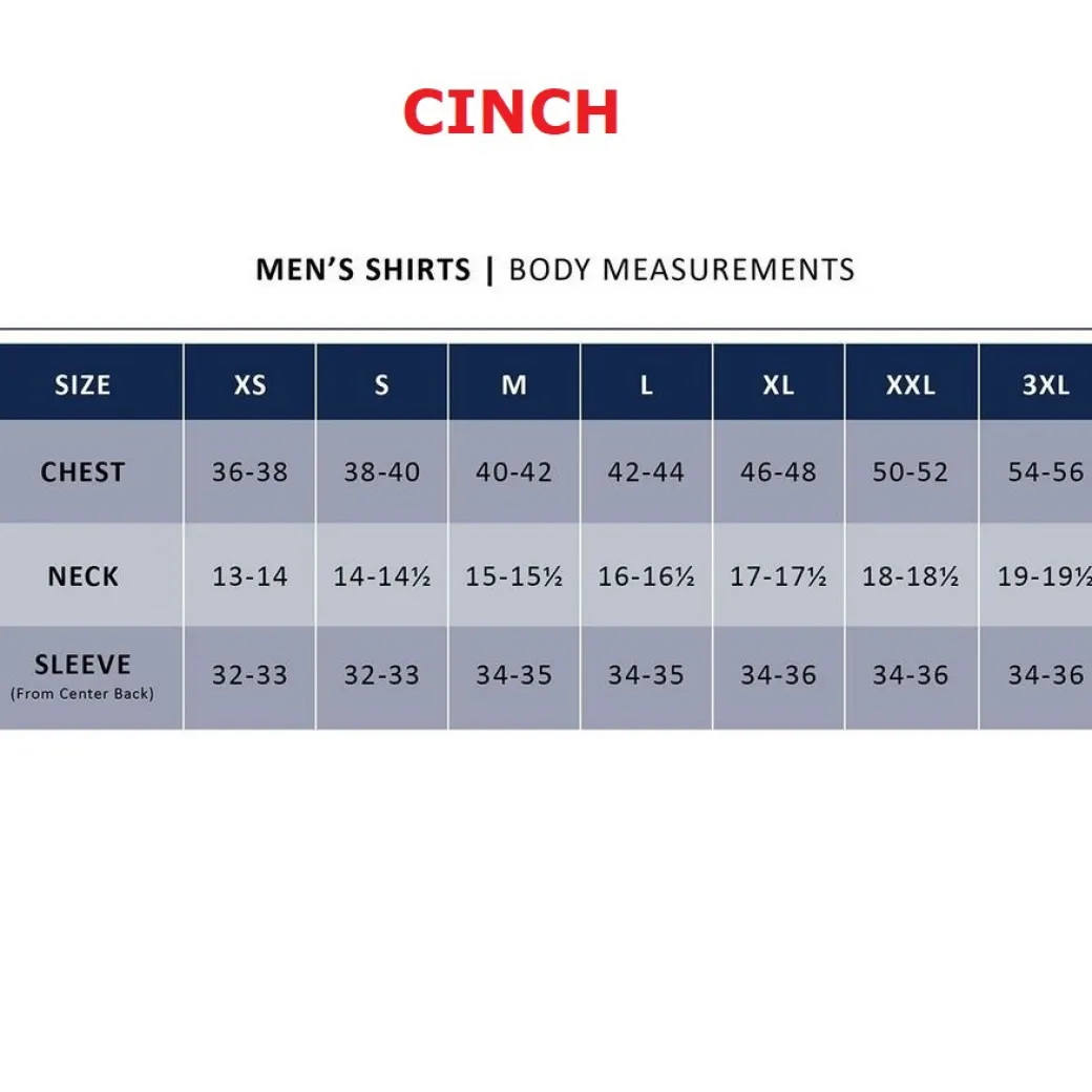 Men's Cinch ArenaFlex Blue Print LS Shirt