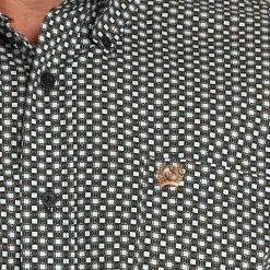 Men's Cinch Classic Fit Geo Print SS Shirt