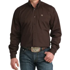 Men's Cinch Classic Stretch Brown Shirt