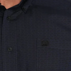 Men's Cinch Cow Print Button Down Shirt