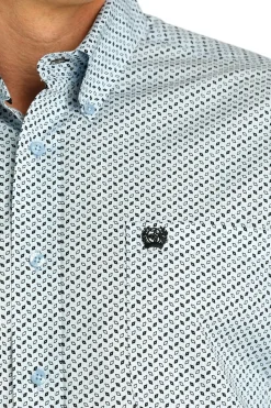 Men's Cinch Diamond Print LS Shirt