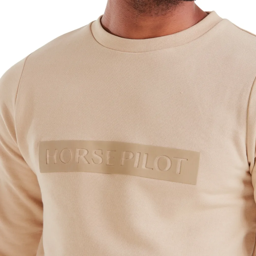 Men's Horse Pilot Team Sweatshirt | Latte