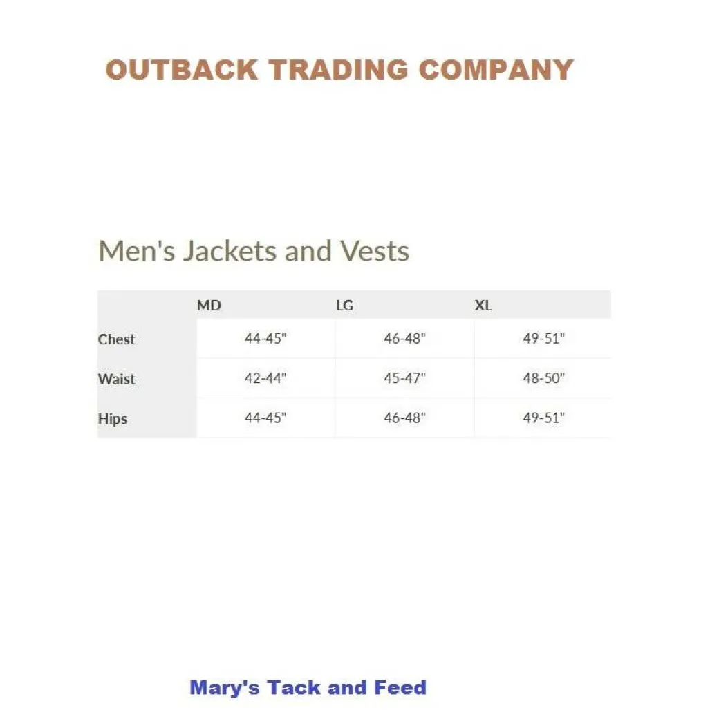 Men's Outback Canvas Sawbuck Vest
