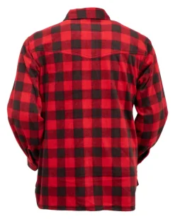 Men's Outback Fleece Big Shirt | Red