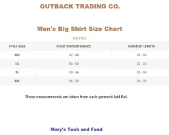 Men's Outback Fleece Big Shirt | Red