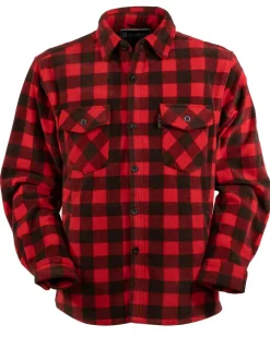 Men's Outback Fleece Big Shirt | Red