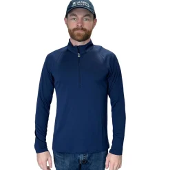 Men's Ovation Half Zip Long Sleeve Shirt