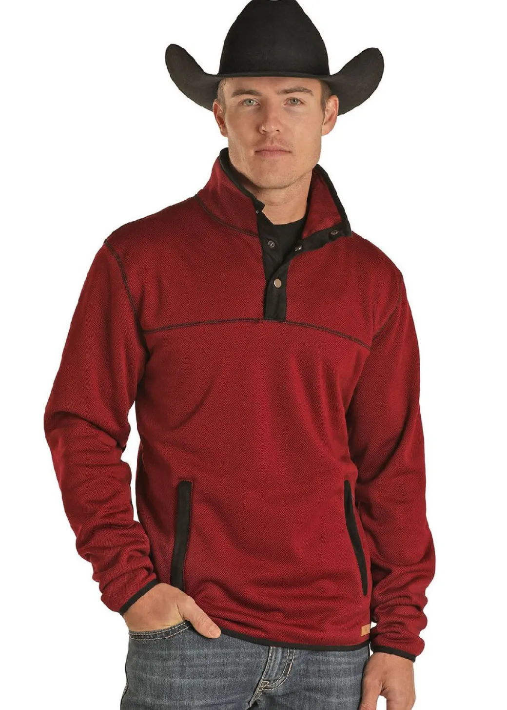 Men's Powder River Jacquard Fleece Pullover