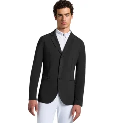 Men's Rider's Gene Black Jersey Show Jacket