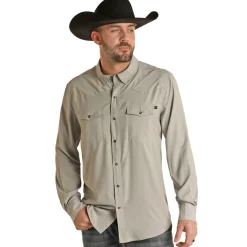 Men's Rock & Roll Denim Tek Ripstop LS Shirt