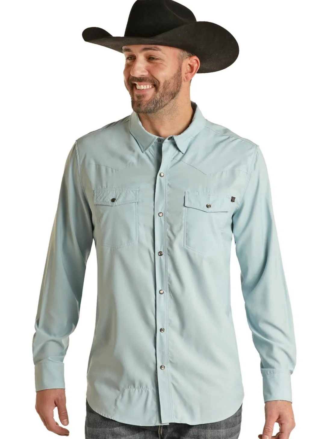 Men's Rock & Roll Denim Tek Ripstop LS Shirt