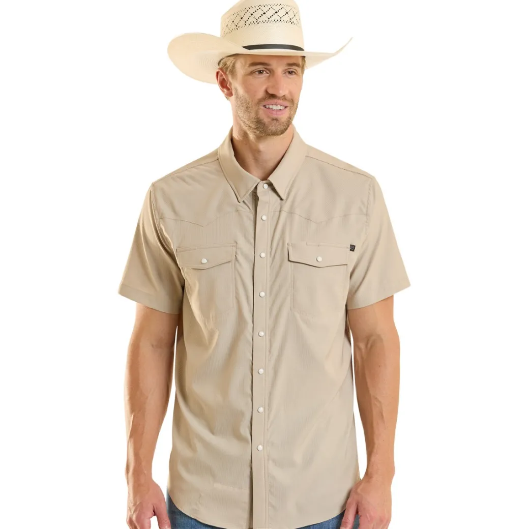 Men's Rock & Roll Denim Tek Ripstop SS Shirt