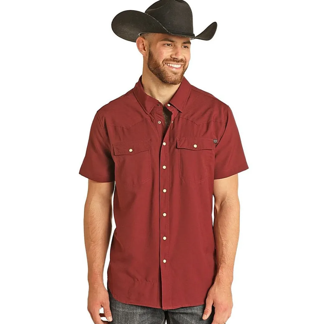 Men's Rock & Roll Denim Tek Ripstop SS Shirt