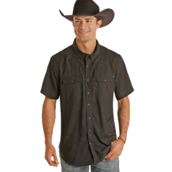 Men's Rock & Roll Denim Tek Ripstop SS Shirt