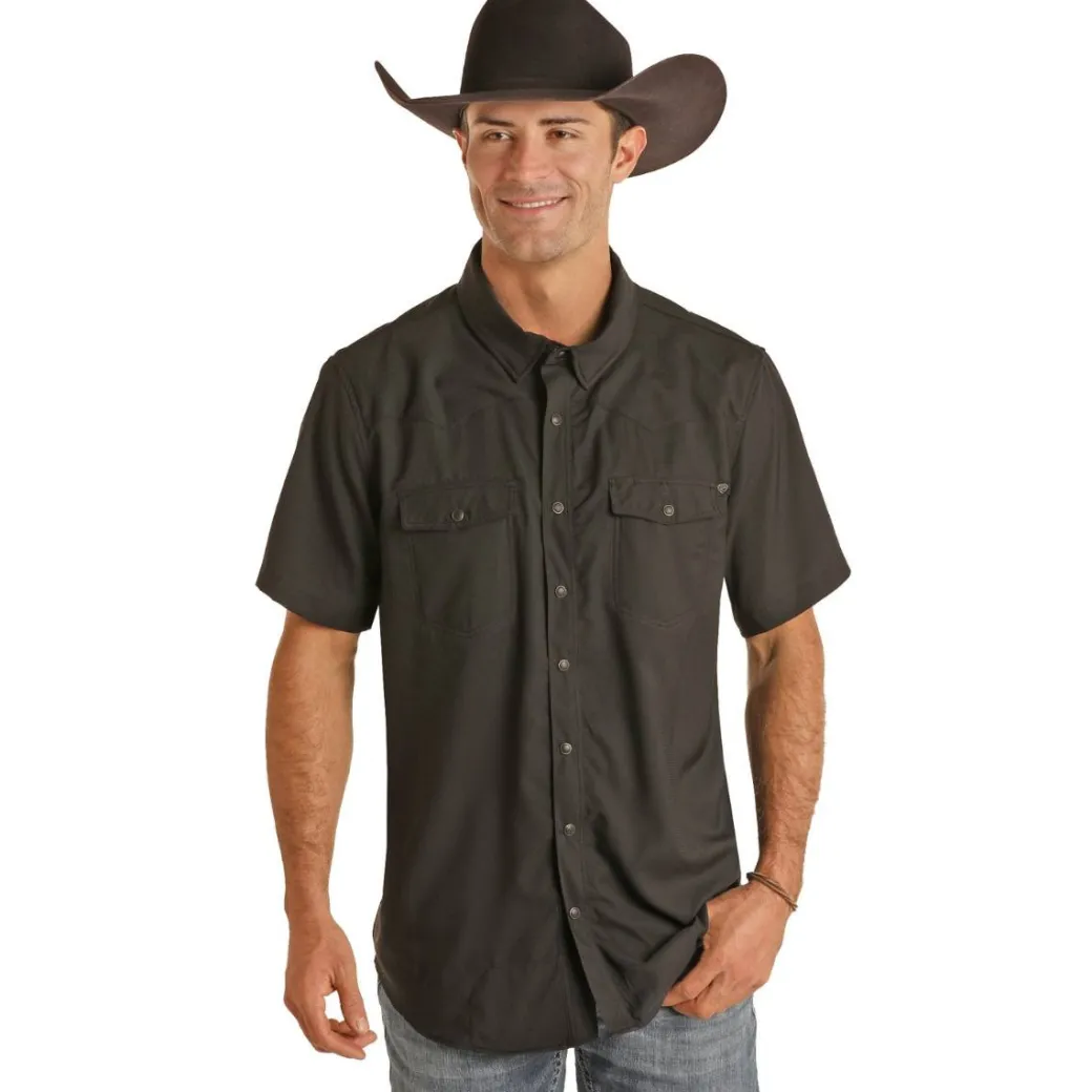 Men's Rock & Roll Denim Tek Ripstop SS Shirt