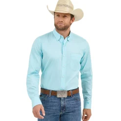 Men's Wrangler CoJo Jacquard Button Down Shirt