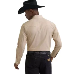 Men's Wrangler Cowboy Cut LS Work Shirt