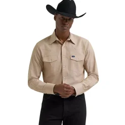 Men's Wrangler Cowboy Cut LS Work Shirt