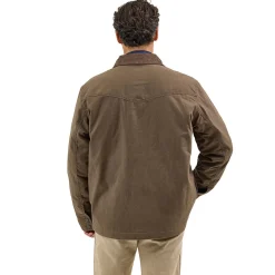 Men's Wrangler Flannel Lined Canvas Barn Coat