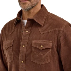 Men's Wrangler Retro Corduroy Long Sleeve Shirt