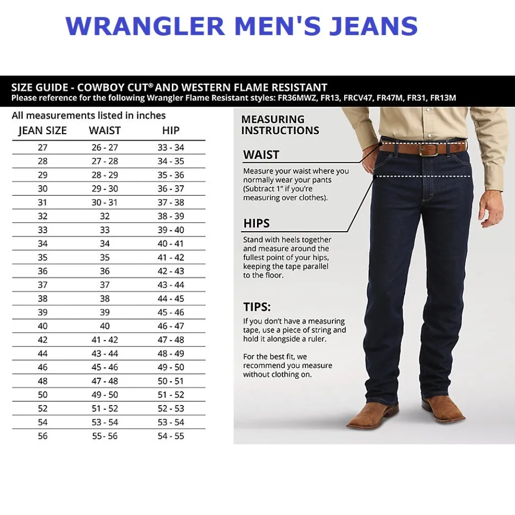 Men's Wrangler Toughlite Cowboy Cut Original Fit Jeans