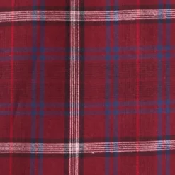 Men's Wrangler Wrinkle Resist Burgundy Plaid Shirt
