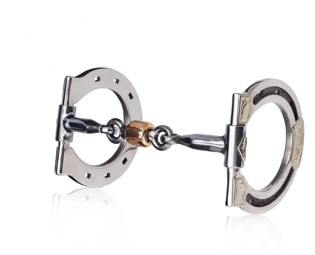 Mikmar Legacy Horseshoe Snaffle Dee