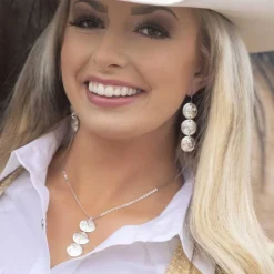 Montana Silversmiths Hailey's Conchos Earrings