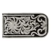 Montana Silversmiths Leather Cut Bitterroot Money Clip