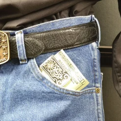 Montana Silversmiths Leather Cut Bitterroot Money Clip