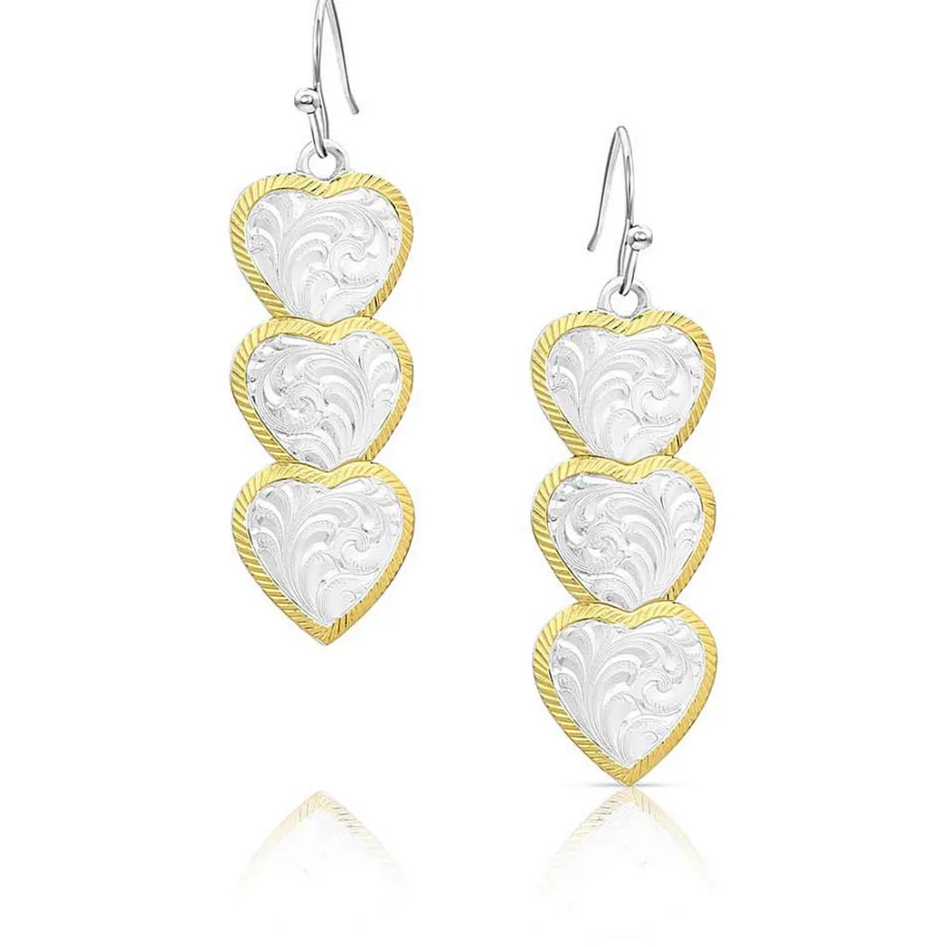 Montana Silversmiths Pure Heart Earrings