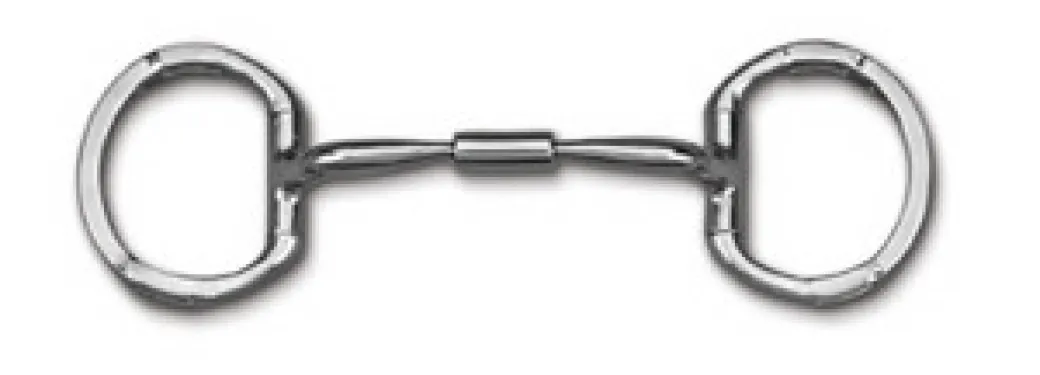 Myler Comfort Snaffle Wide Barrel Eggbutt with Hooks- MB 02 - Level 1