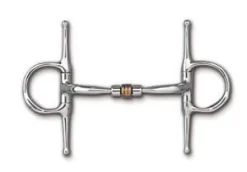 Myler Copper Roller Comfort Snaffle Full Cheek with Hooks - MB 03 - Level 1