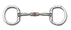 Myler Copper Roller Comfort Snaffle Eggbutt with Hooks - MB 03 - Level 1