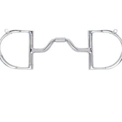 Myler Medium Wide Ported Barrel Dee with Hooks