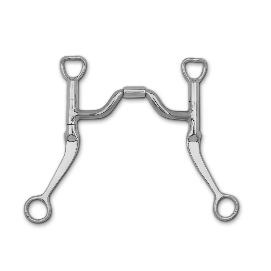 Myler Ported Barrel Flat Shank Bit