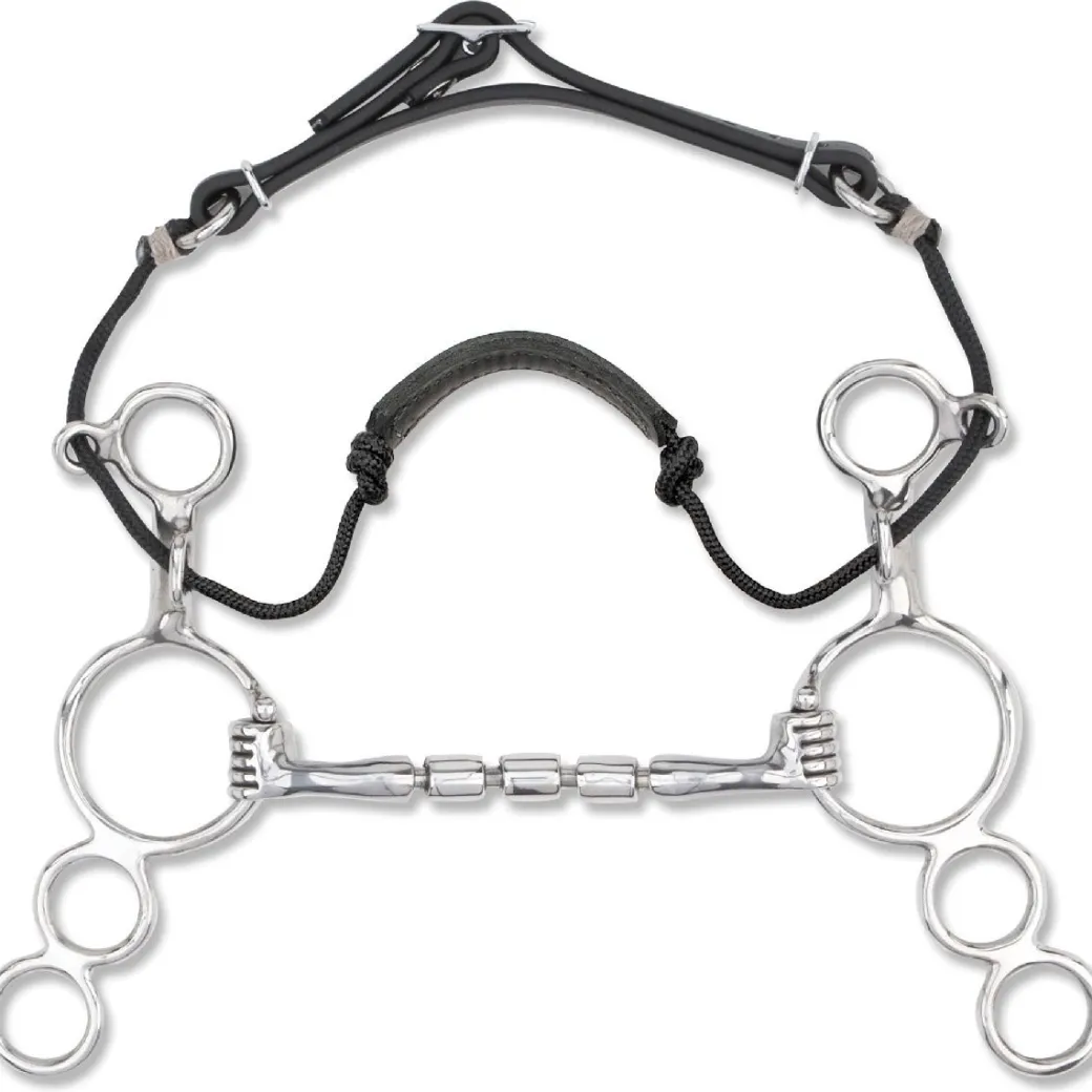 Myler 3-Ring Combination Sweet Iron Mullen Triple Barrel - MB 32-3 - Level 2