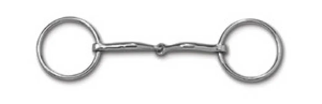 Myler Sweet Iron Jointed Loose Ring - MB 09 3/8 - Level 1 - DRESSAGE LEGAL